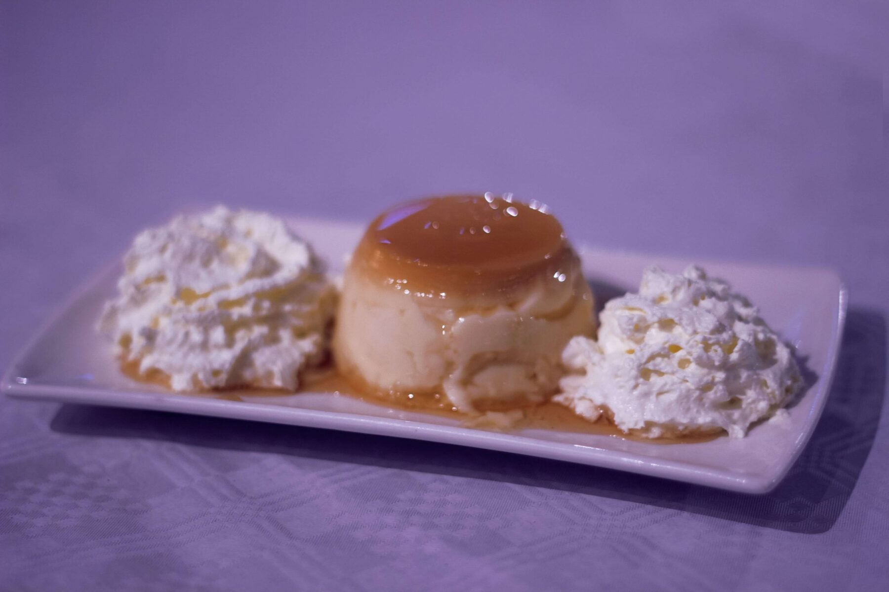 Flan de la casa
